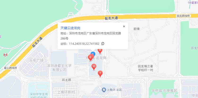 天健云途数字建造BIM设计产业园位置地图