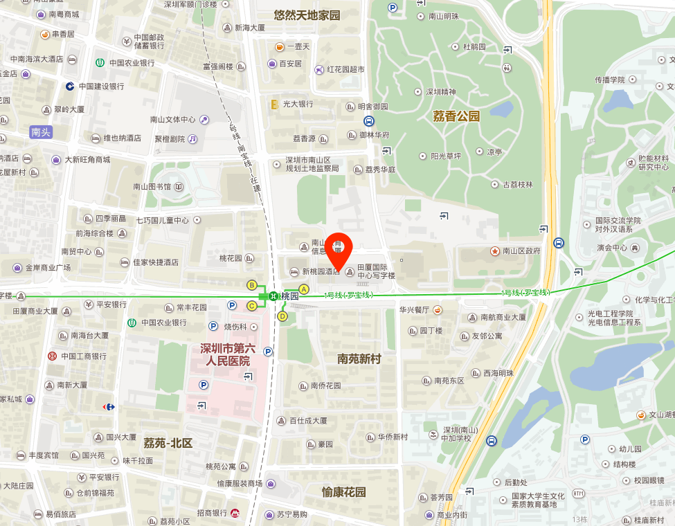 田厦国际中心位置地图