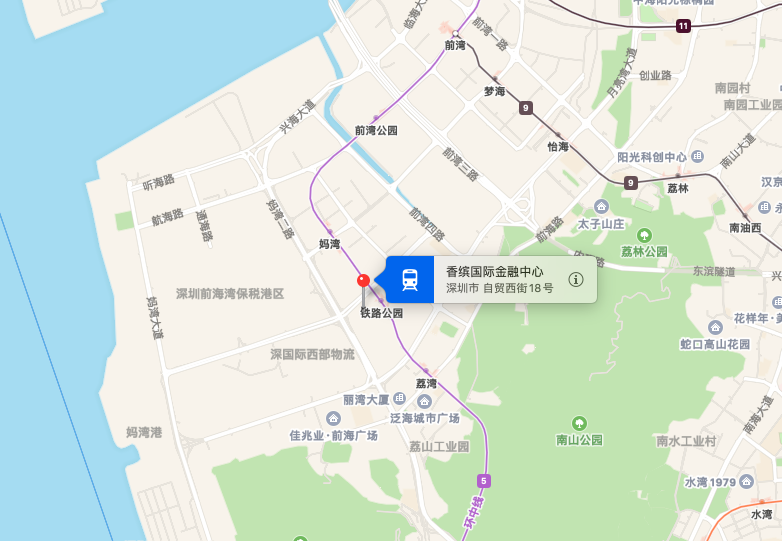 香缤国际金融中心位置地图