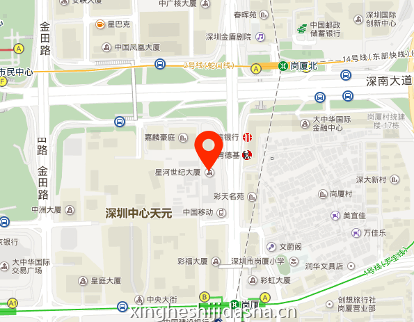 星河世纪大厦位置地图