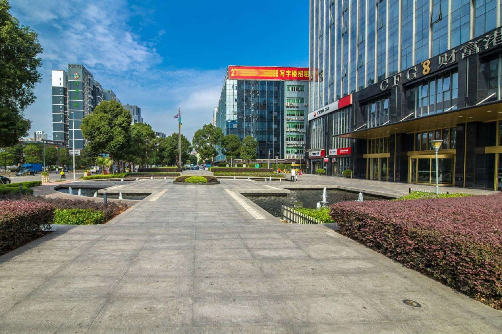 西乡财富港大厦大堂图片