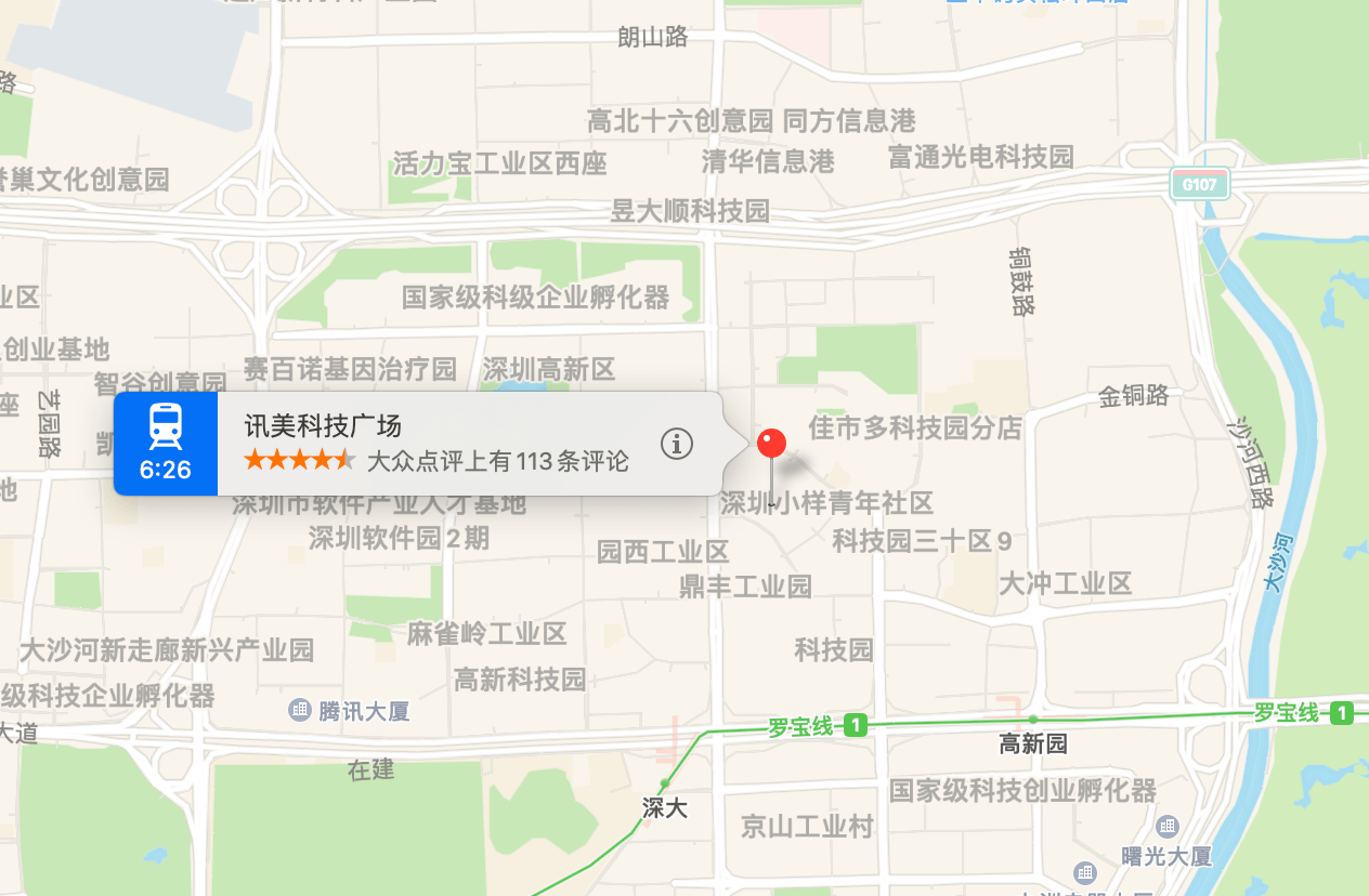 讯美科技广场位置地图