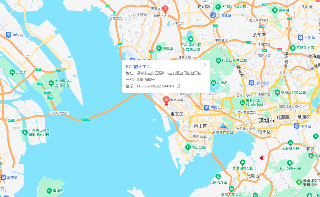 旭生融和中心位置地图