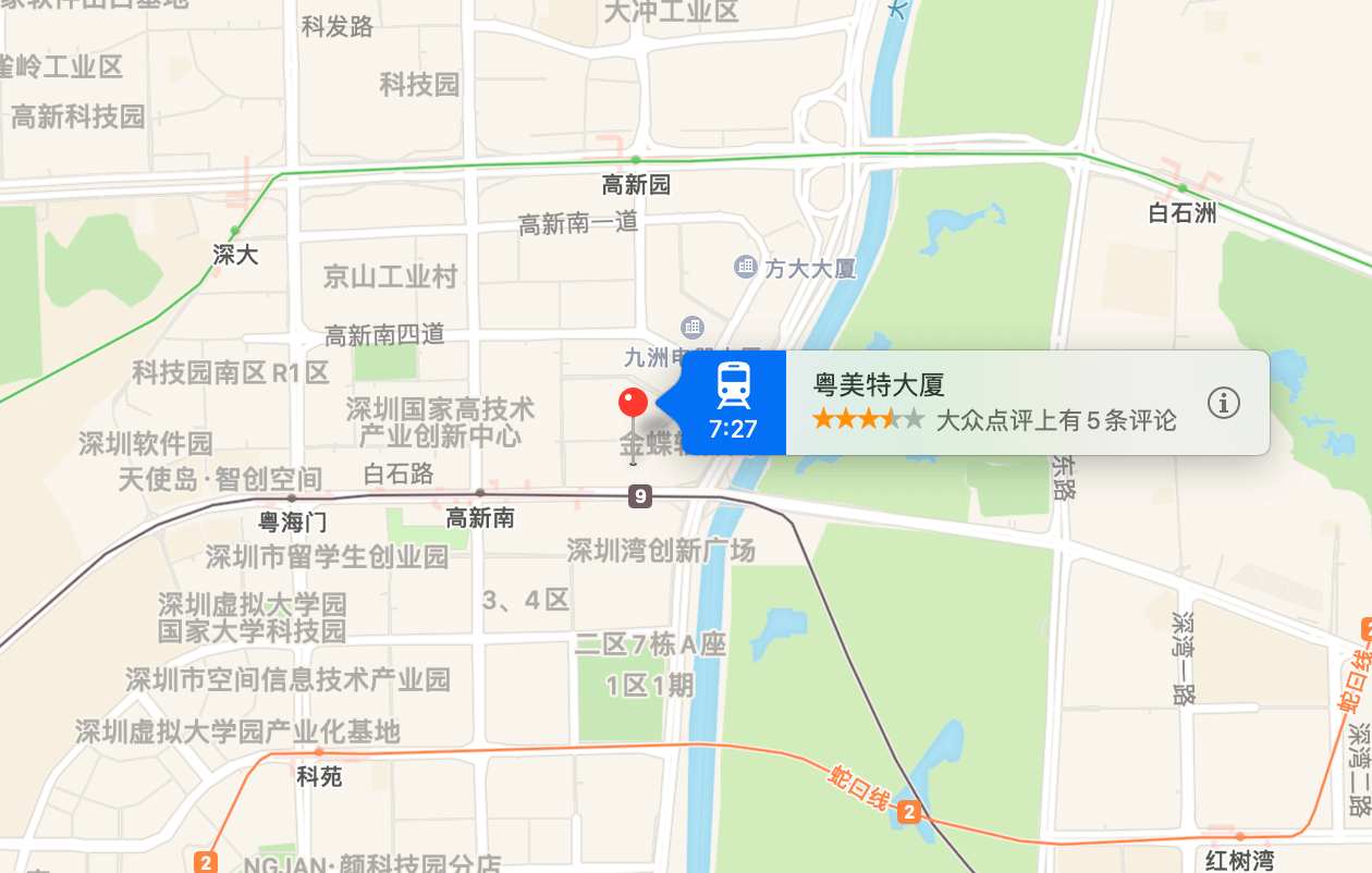 粤美特大厦位置地图