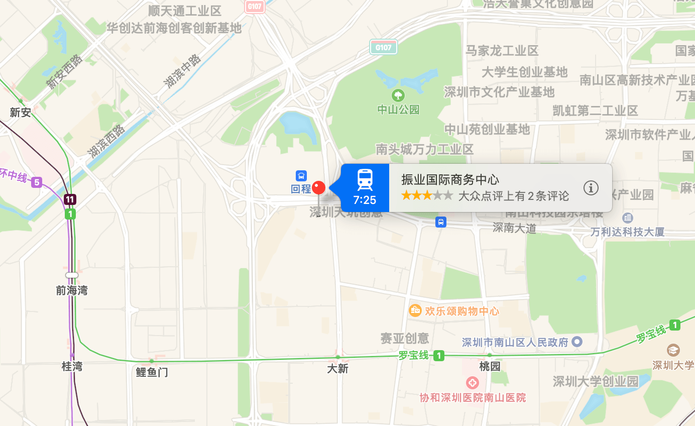 振业国际商务中心位置地图