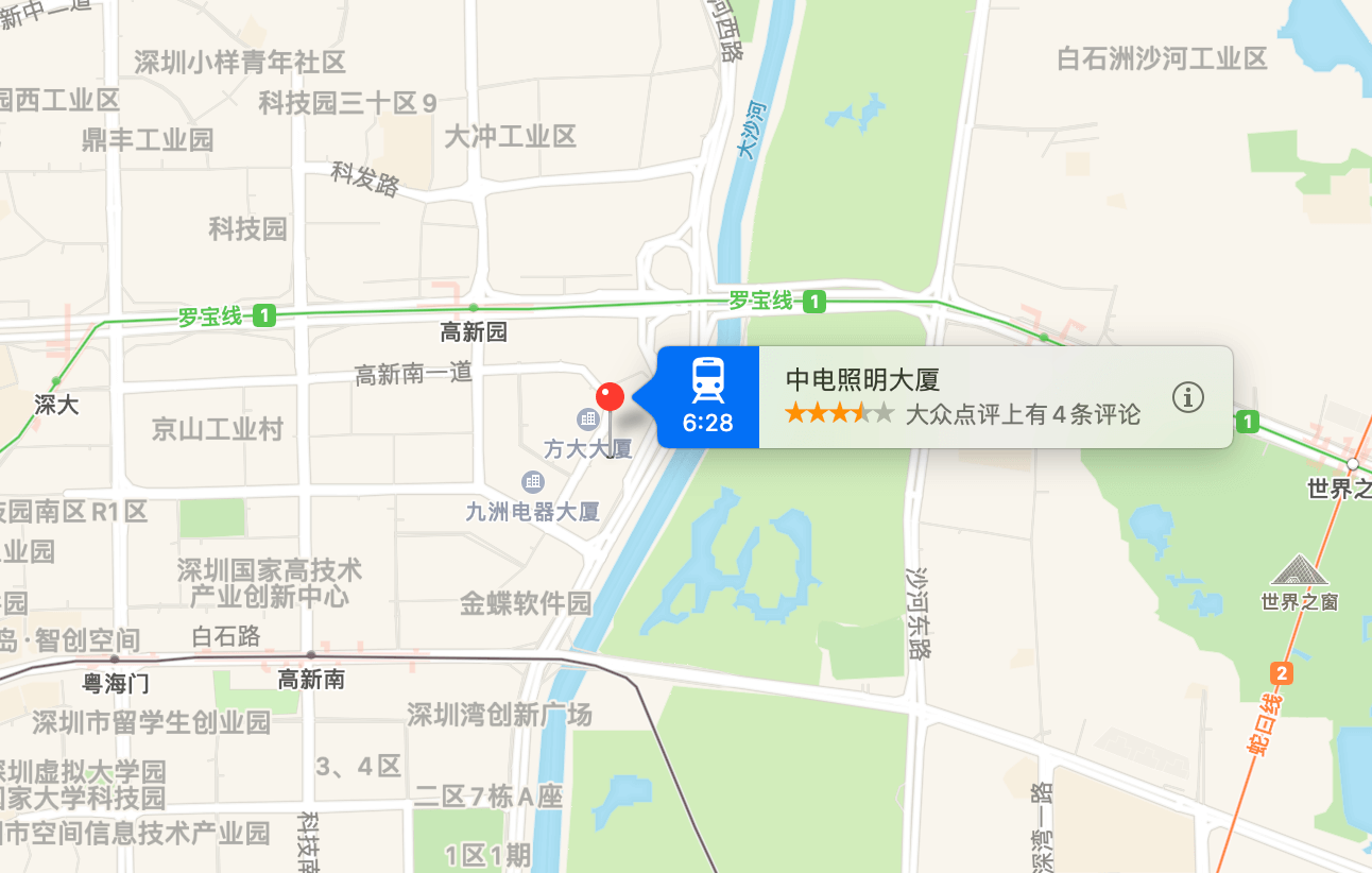 中电照明大厦位置地图