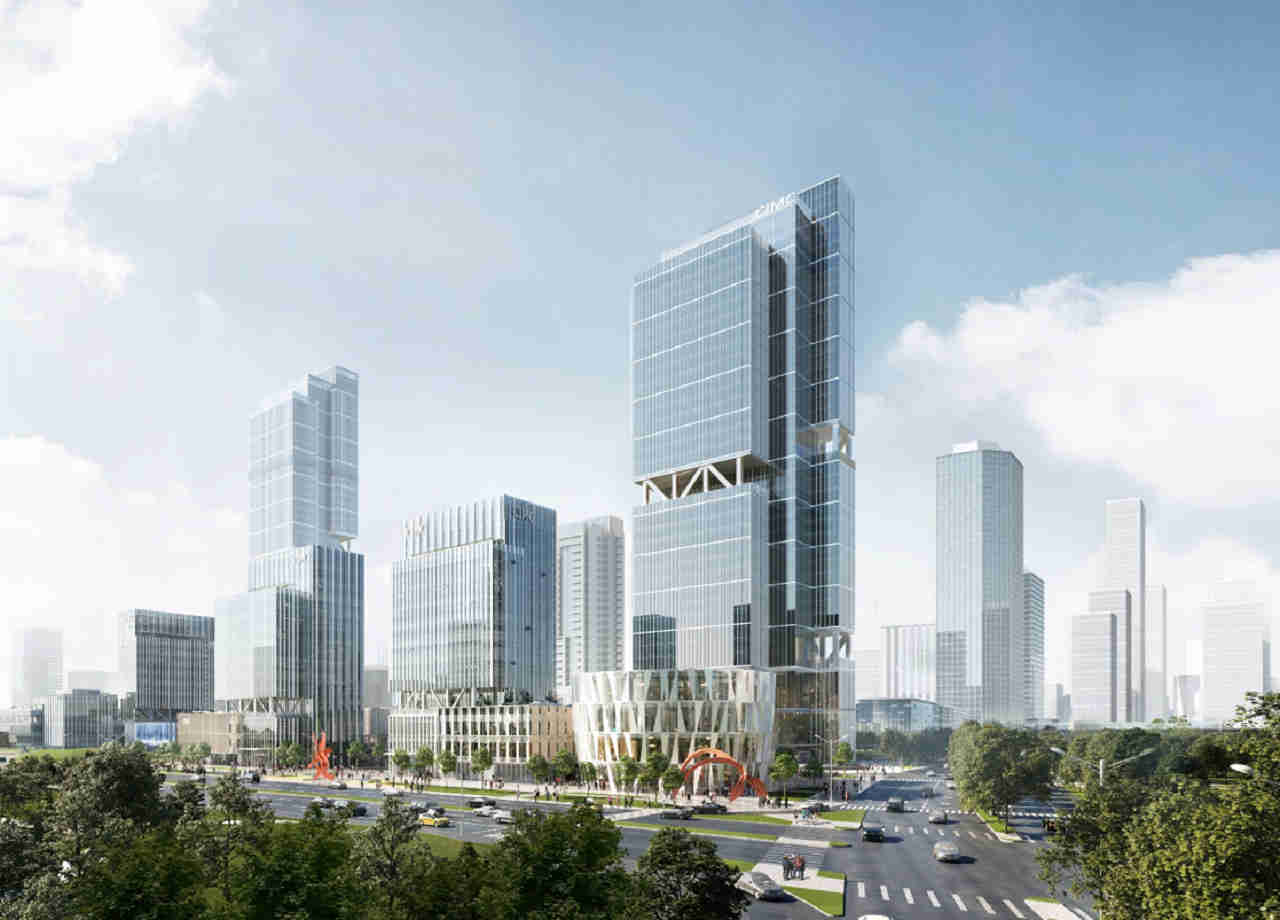 中集前海中心外观图