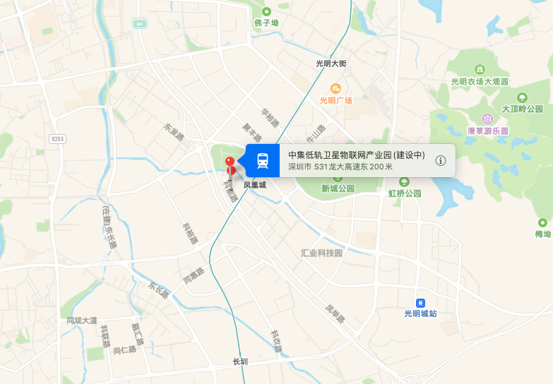 中集低轨卫星物联网产业园(中集智园)位置地图