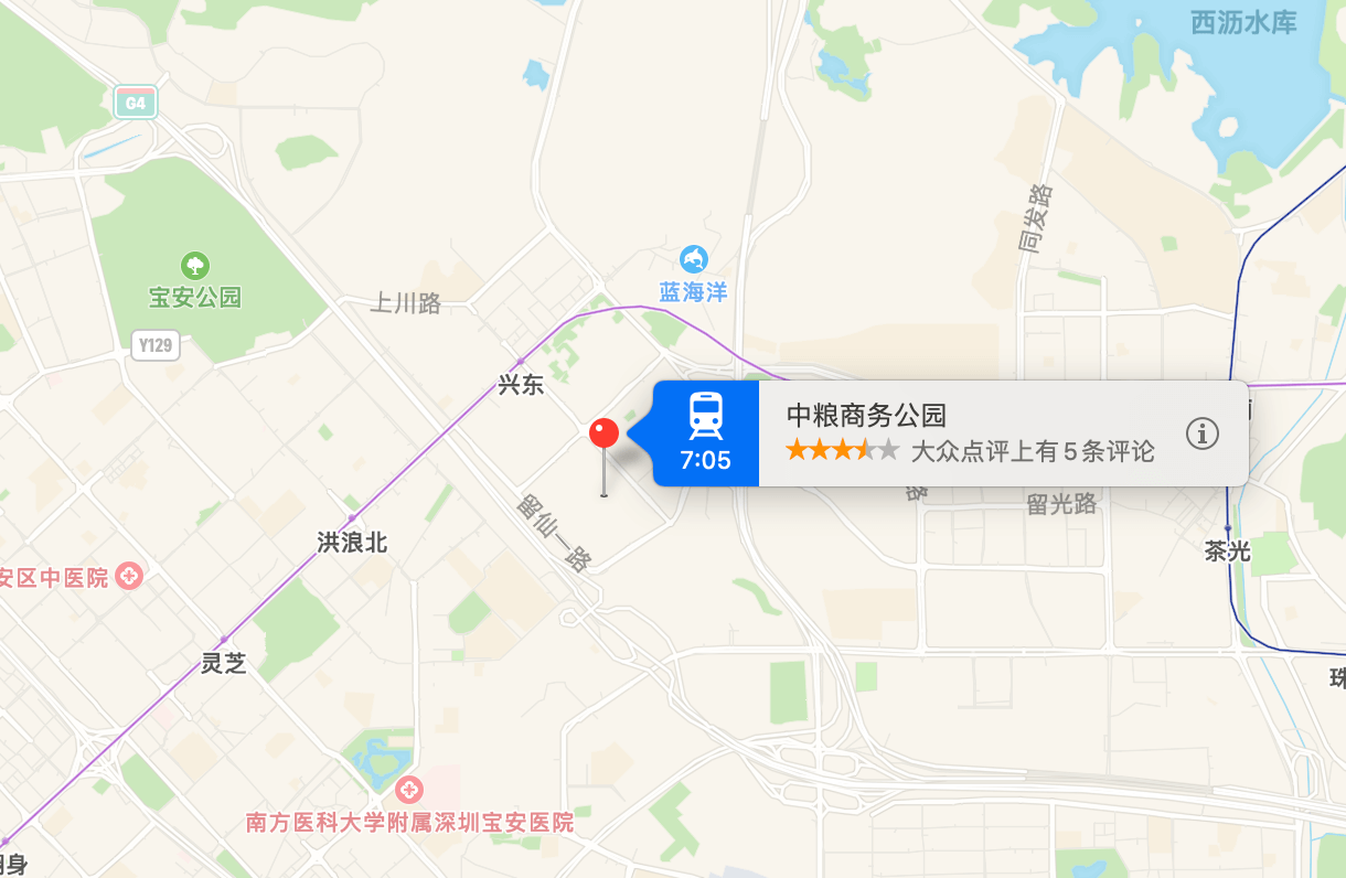 中粮商务公园位置地图