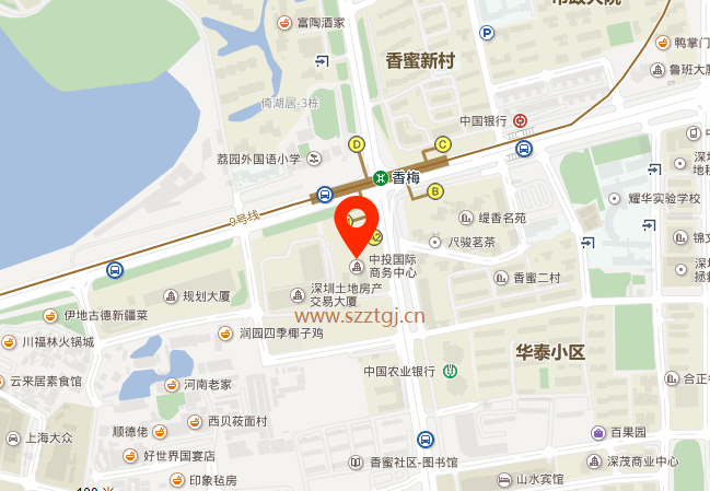 中投国际商务中心位置地图